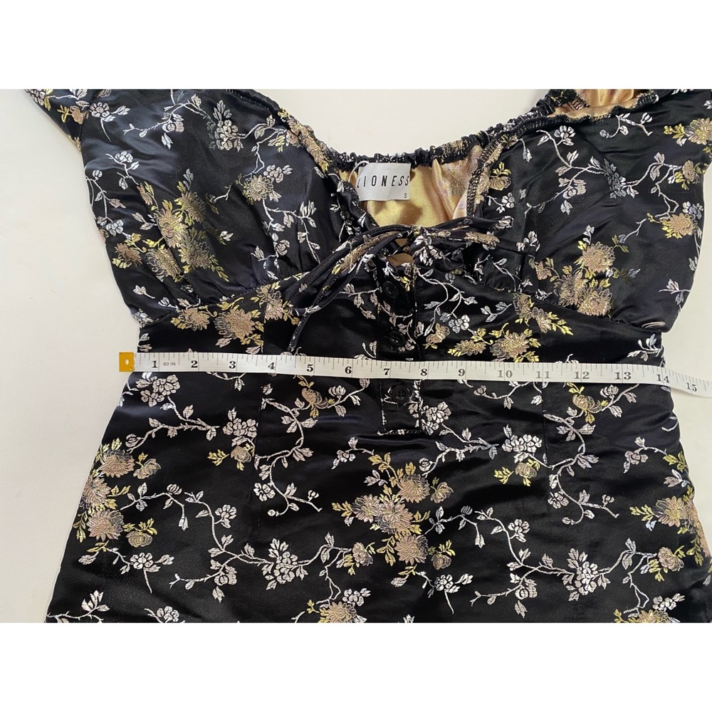 Lioness The Label Australia Australian Black Floral Dress Size S. - Picture 4 of 10